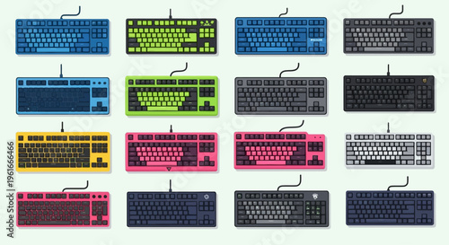 Cute happy autumn leaves character group smiling