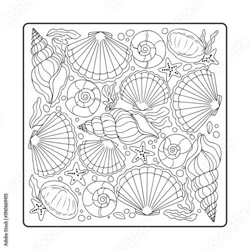 Beach  Ocean Scenes Coloring Book