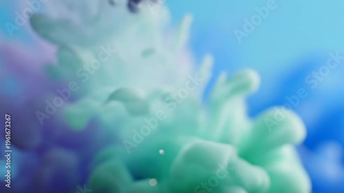 Soft abstract blur background with calming blue and purple gradients
