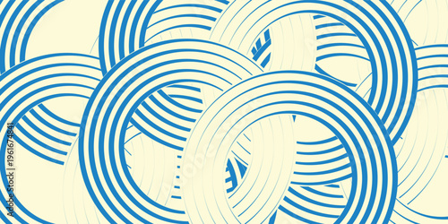 Noodle Ramen Pattern background. Pasta food texture spaghetti geometric. Abstarct ramen ornament. Flat vector illustartion. Wave texture background