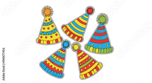 Colorful Party Hats Collection