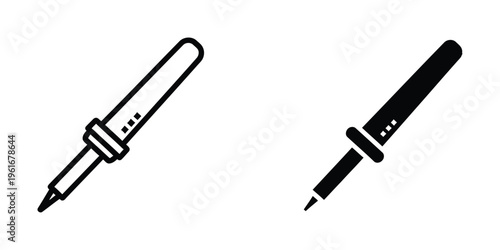 Comparison of a mechanical pencil and a ballpoint pen in minimalist design
