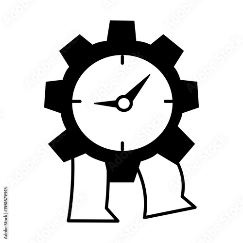 A doodle style illustration depicting productivity
