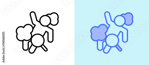 Crime Scene whitegreen icon