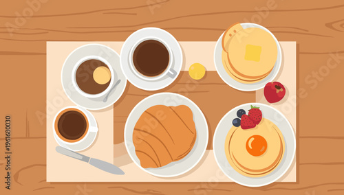 A minimalist illustration of coffee cups, evoking feelings of warmth and relaxation. Ideal for websites, blogs, or social media content related to cof