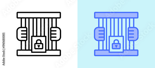 Jail Cell whitegreen icon