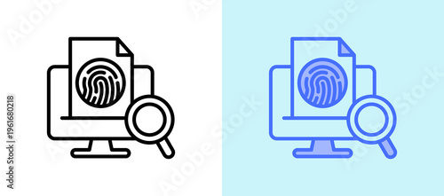 Digital Forensics whitegreen icon