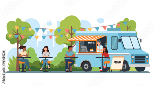 A simple, flat illustration of a green bush on a grey base. This image evokes calmness and is suitable for backgrounds, illustrations or branding proj