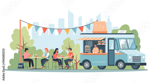 A minimalist illustration of a green pastry on a plate. Ideal for representing desserts, food blogs, or recipe websites with a clean aesthetic.