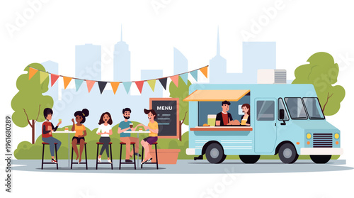 A simple illustration of a scoop of ice cream on a plate, perfect for conveying summer vibes or representing dessert options in marketing materials. I