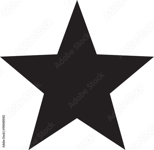 Black star vector: download free star clipart, icon, and graphic eps silhouette