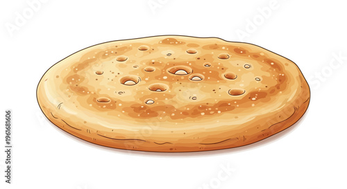Crispy Flatbread with Bubbles