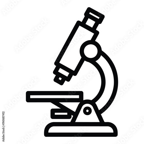 Microscope Laboratory Science Equipment Tool.