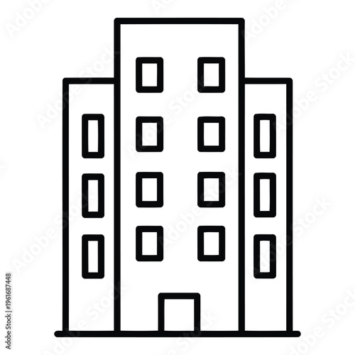 Modern office building architecture design.