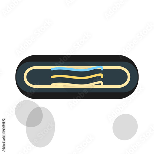 Whey Ripple Frame Motif for Food Packaging Modern SVG