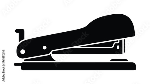 Vector of a standard stapler in a simplified design for office use
