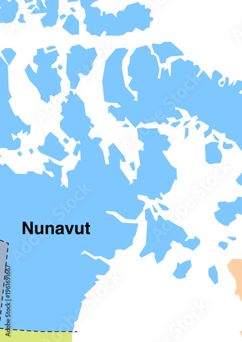 Canada map vector provinces