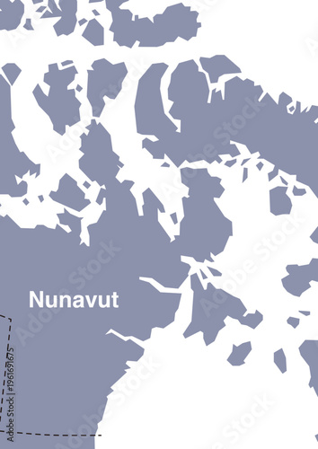 Canada map vector provinces