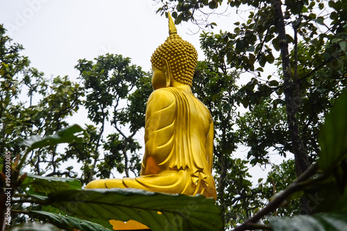 Golden Buddha Statue, Lanna Architecture, Symbols of Buddhism, South East Asia