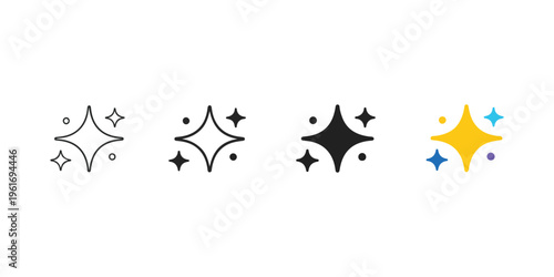 Smart Suggestion Sparkle Recommendation System Icon