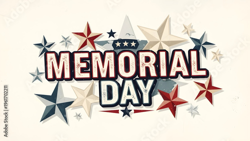 Memorial day tribute honoring fallen heroes and celebrating freedom on memorial day weekend