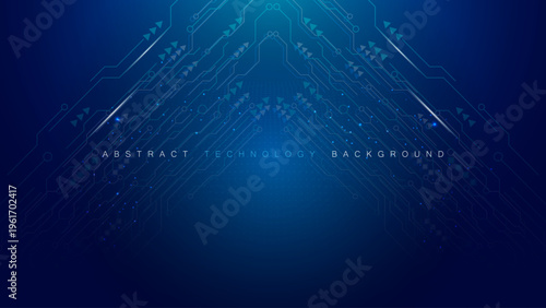 Abstract Vertical Plexus Network Background with Glowing Nodes