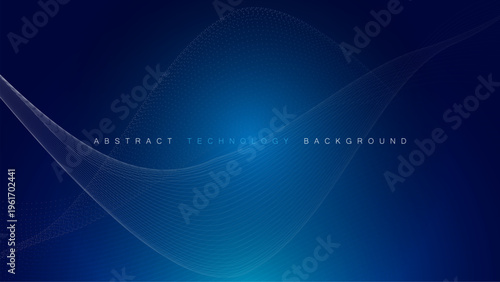 Global Digital Technology Background with Futuristic HUD Interface