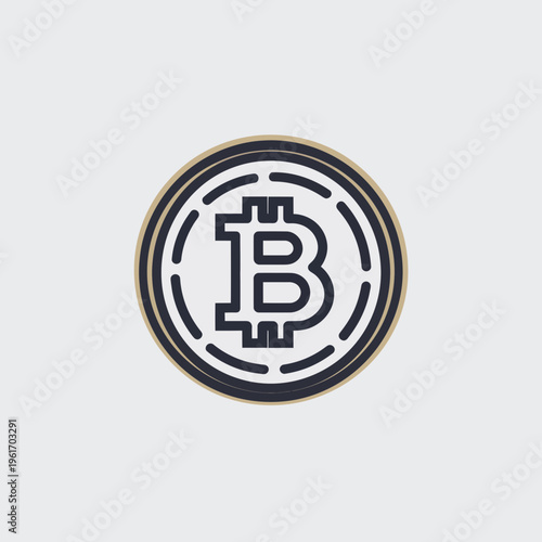 Bitcoin Crypto Coin Icon