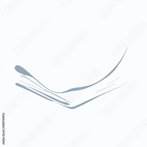 Clean White Dish Towel Isolated