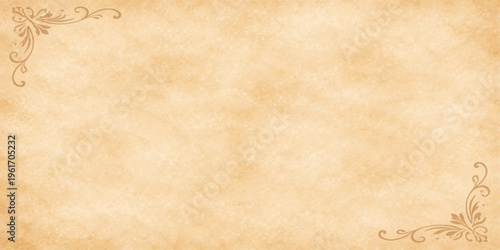 Abstract elegant design of an antique textured paper with ornamental details, offering a touch of vintage charm and sophistication.