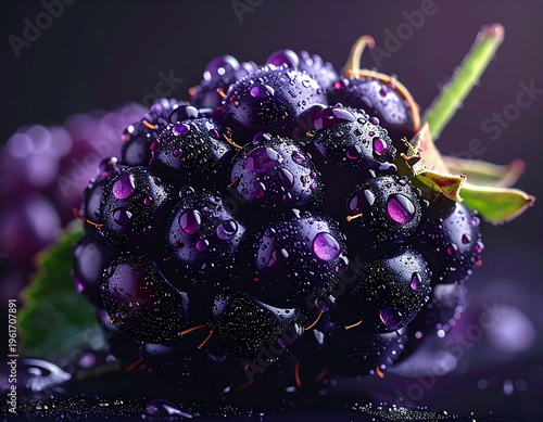 close up of blackberry