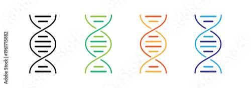 Photography DNA icon set