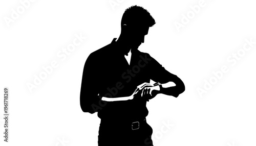 silhouette of pregnant woman