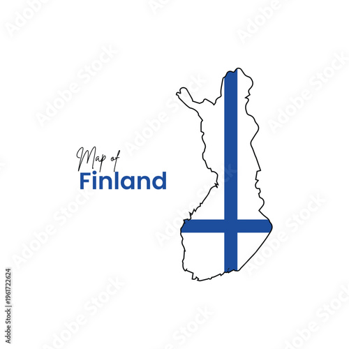 Finland country map