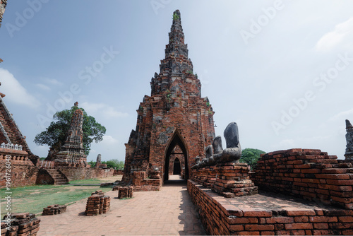 Canvas Print Landscape Ayutthaya Historical Park in Ayutthaya
