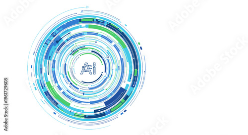 Artificial Intelligence Network Concept - Digital Technology Innovation