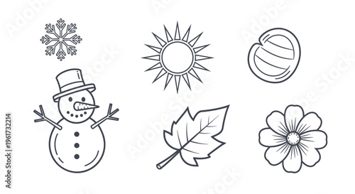 Snowman Wearing A Top Hat.