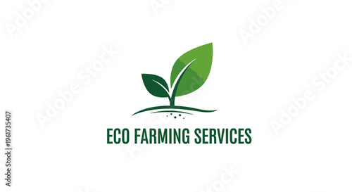 Sustainable Agriculture Concept with Sprouting Plant