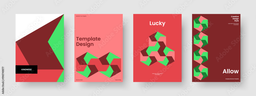 Fototapeta premium Modern Background Layout. Isolated Report Template. Creative Brochure Design. Poster. Banner. Flyer. Business Presentation. Book Cover. Leaflet. Advertising. Newsletter. Notebook. Catalog