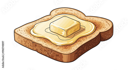 Butter Melting on Toast