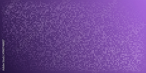 Purple Halftone Dot Gradient Background With Modern Tech Texture And Abstract Pattern