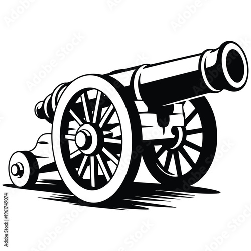 cannon vector illustration
