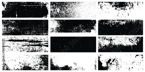 Set of grunge textures old set of grunge texture Overlay Vector illustration dust transparent background . vintage, dust, wood, crack, dirty. Grunge Overlay texture for background. paper texture .