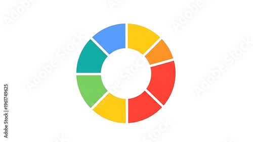 Colorful Donut Chart With White Background graph pie chart Free Download Colorful Donut Chart With White Background graph pie chart - GFXLoad