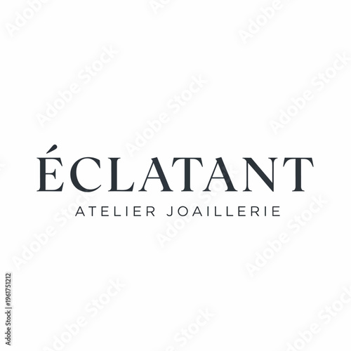 Eclatant Atelier Joaillerie luxury jewelry brand logo.