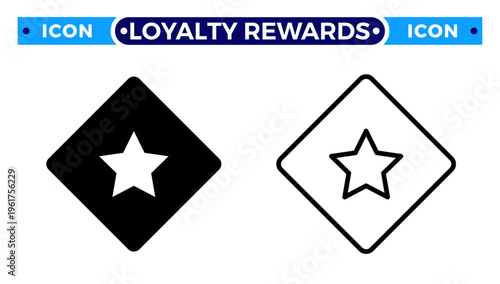Free Download Premium Quality Loyalty Rewards and Favorite Badge Vector Icon Set - GFXLoad