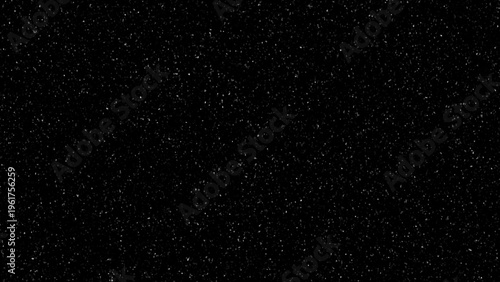 Black Terrazzo background with small grains and particles. 