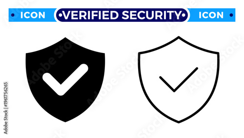Free Download Verified Security Protection and Data Safety Guarantee Vector Icon Set - GFXLoad