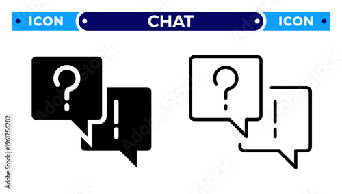 Chat Message Typing Indicator and Response Vector Icon Set।