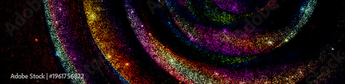 Fotografía Fond spatial abstrait lumineux avec atmosphère d’univers profond, idéal pour fonds d’écran